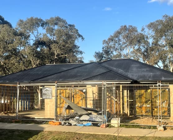 Building site with new Roof